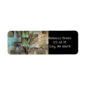 Herbstlandschaftszweige Paris-Eiffelturm (Vorne)