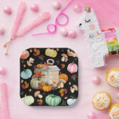 HerbstLaterne mit Pumpkins Pappteller (Party)