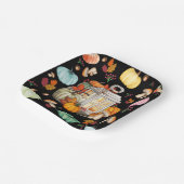 HerbstLaterne mit Pumpkins Pappteller (Gewinkelt)