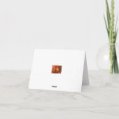 HERBSTLAUB - 1 KARTE (Rückseite)