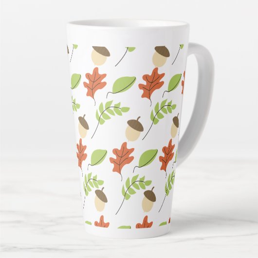 Herbstlaub Acorn Saison Milchtasse (Rechte Ecke)