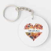 Herbstlaub Akryllischer Schlüsselanhänger (Vorderseite)