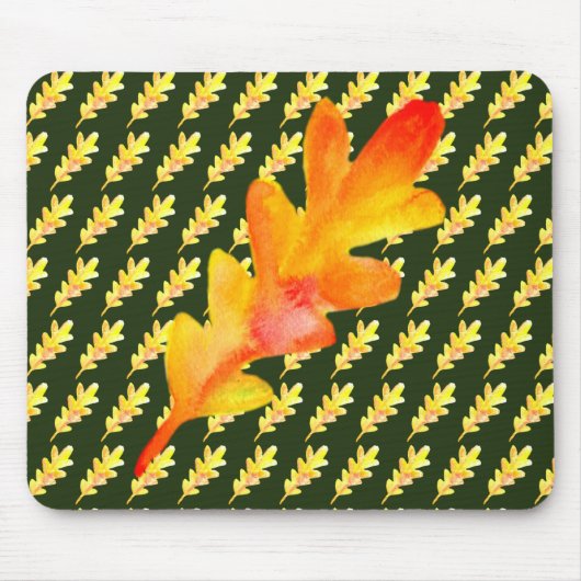 Herbstlaub Art Mousepad (Vorne)