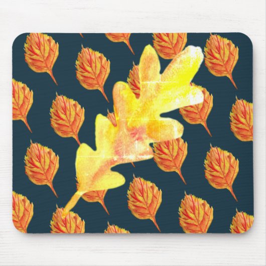Herbstlaub Art Mousepad (Vorne)