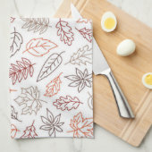 Herbstlaub Ästhetische Küchentücher (Viertel Falte)