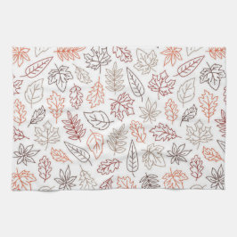 Herbstlaub Ästhetische Küchentücher