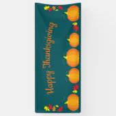 Herbstlaub Autumn Pumpkin Erntedank Banner (Vertikal)