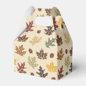 Herbstlaub bedanken sich bei Hochzeiten für Ihren  Geschenkschachtel (Rückseite)