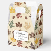 Herbstlaub bedanken sich bei Hochzeiten für Ihren Geschenkschachtel (Geöffnet)