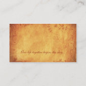 Herbstlaub Besondere Anlass Platzkarten (Rückseite)