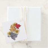 Herbstlaub bevorzugen Tags Geschenkanhänger (Beispiel)