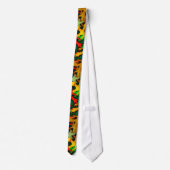 Herbstlaub-Blatt-Krawatte Krawatte (Rückseite)