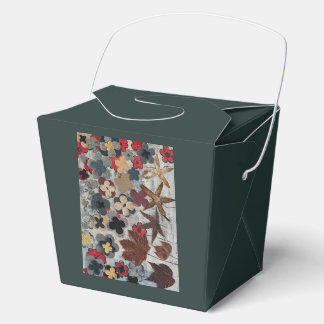 Herbstlaub Blumenmuster Geschenkbox Geschenkschachtel