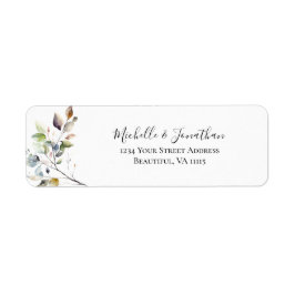 Herbstlaub Botanische Hochzeit im Wasser