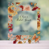 HERBSTLAUB BRAUTPARTY ACRYLIC SIGN ACRYLSCHILD (Neutral)