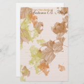 "Herbstlaub" BRIEFPAPIER (Vorne/Hinten)