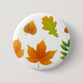 Herbstlaub Button