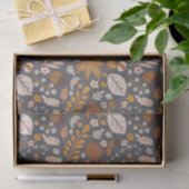 Herbstlaub, das nahtlose Muster der Herbstnacht Seidenpapier (Geschenk)