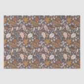 Herbstlaub, das nahtlose Muster der Herbstnacht Seidenpapier (Vorderseite)