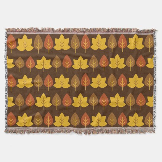 Herbstlaub Decke (Vorderseite)