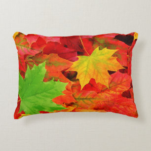 Herbstlaub Dekokissen