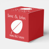 Herbstlaub der Cherry-Gefälligkeitsbox Geschenkschachtel (Rückseite)