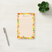 Herbstlaub-Dinge-zu-tun-linierte Post-it-Notizen Post-it Klebezettel (Büro)
