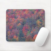 Herbstlaub eines Mischhartholzwaldes Mousepad (Mit Mouse)