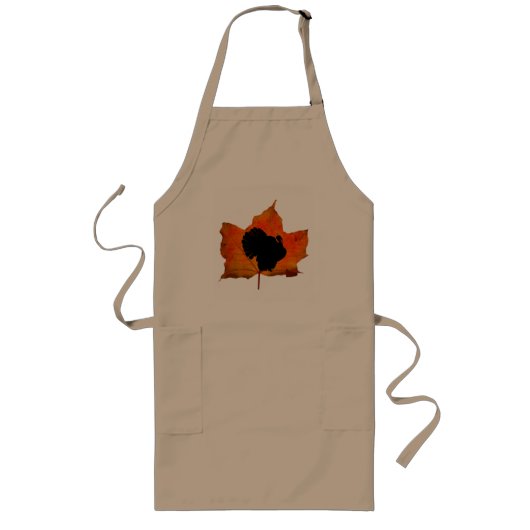 HERBSTLAUB ERNTEDANK TÜRKEI LANGE SCHÜRZE (Vorne)