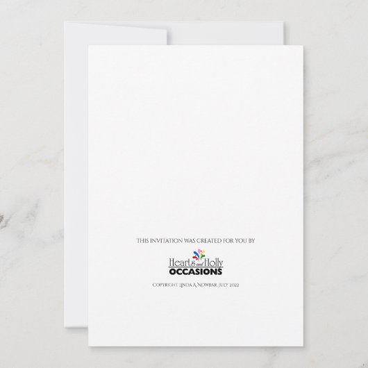 Herbstlaub fallen im Brautparty der Liebe Einladung (Rückseite)