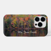 Herbstlaub Fallfarben-Handyhülle iPhone Hülle (Rückseite (Horizontal))
