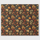 Herbstlaub fällt geschenkpapier (Flach)