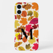 Herbstlaub Farben Blätter iPhone Hülle (Rückseite)