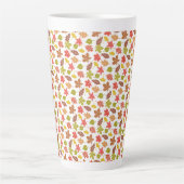 Herbstlaub Farbige Muster Milchtasse (Vorderseite)