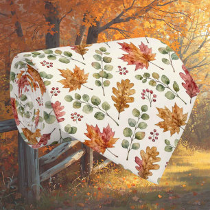 Herbstlaub Faux-Seide Botanischer Herbstgarten Krawatte