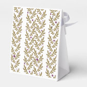 Herbstlaub Favor Box Set Geschenkschachtel (Rückseite)