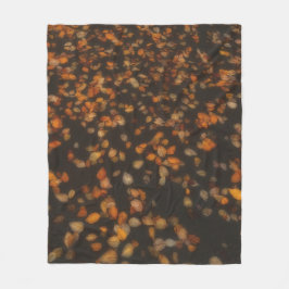 Herbstlaub  fleecedecke