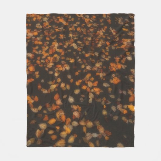Herbstlaub  fleecedecke (Vorderseite)