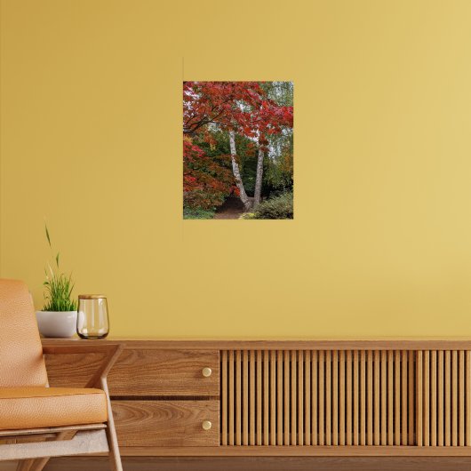 Herbstlaub-Fotografie Poster (Wohnzimmer 2)