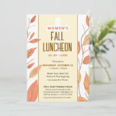 Herbstlaub Frauenkirche Einladung (Stehend Vorderseite)