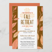 Herbstlaub Frauenkirche Einladung (Vorne/Hinten)