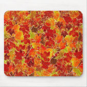 Herbstlaub Ganzbild Mousepad (Vorne)