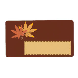 Herbstlaub-Geschenk-Umbau