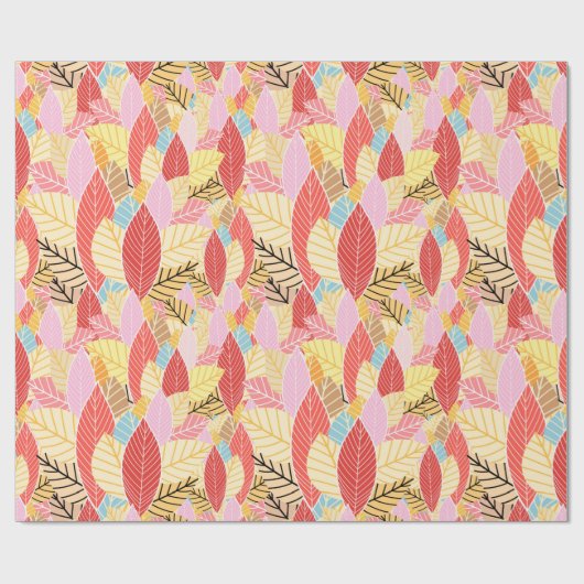 Herbstlaub Geschenkpapier (Flach)