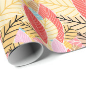 Herbstlaub Geschenkpapier (Rolleneckpunkt)