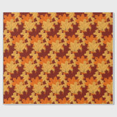 Herbstlaub Geschenkpapier (Flach)