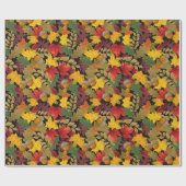 Herbstlaub Geschenkpapier (Flach)