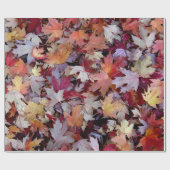 Herbstlaub Geschenkpapier (Flach)