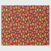 Herbstlaub  geschenkpapier (Flach)
