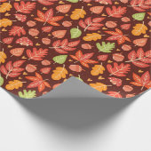 Herbstlaub  geschenkpapier (Ecke)